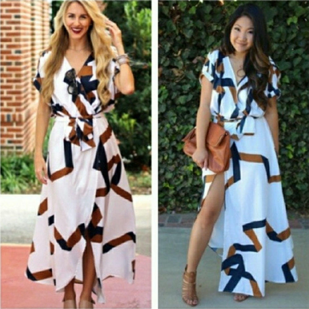 Selling beautiful wrap maxi dress